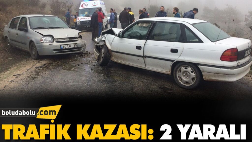 TRAFİK KAZASI: 2 YARALI TRAFİK KAZASI: 2 YARALI