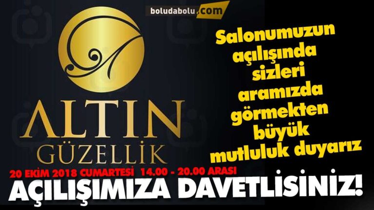 ALTIN GÜZELLİK VE KUAFÖR SALONU AÇILIYOR