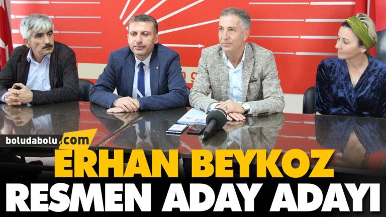 ERHAN BEYKOZ RESMEN ADAY ADAYI