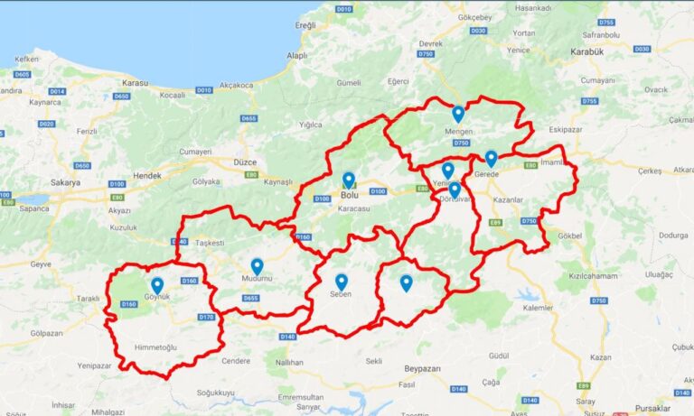 Bolu’nun ilçeleri nerelerdir?