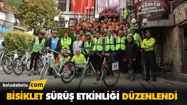 BİSİKLET SÜRÜŞ ETKİNLİĞİ DÜZENLENDİ