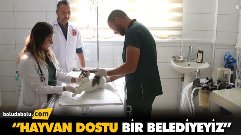 “HAYVAN DOSTU BİR BELEDİYEYİZ”
