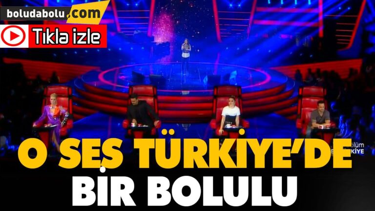 O SES TÜRKİYE’DE BİR BOLULU