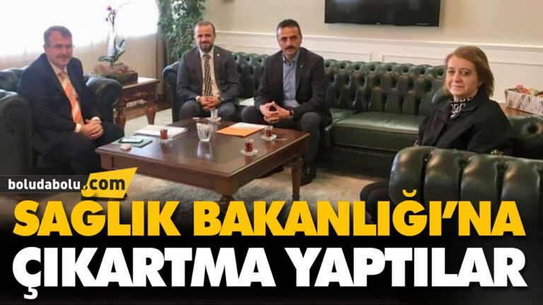 SAĞLIK BAKANLIĞI’NA ÇIKARTMA YAPTILAR