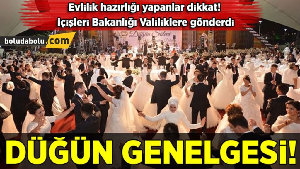 Düğün ve nişanlarda kullanılmayacak Düğün ve nişanlarda kullanılmayacak