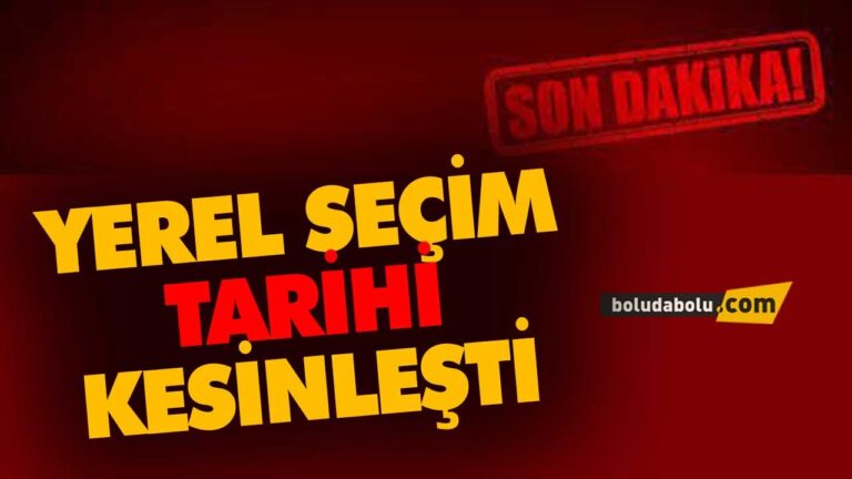 2019 YEREL SEÇİMLERİ NE ZAMAN YAPILACAK