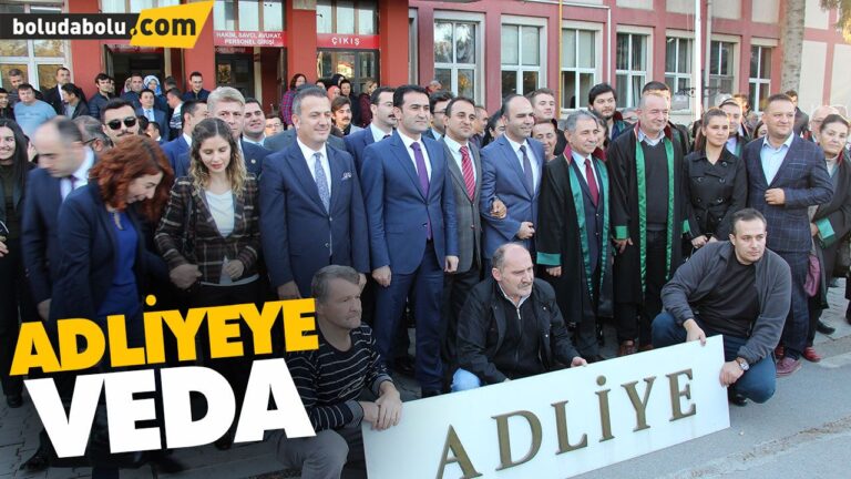 ADLİYEYE VEDA