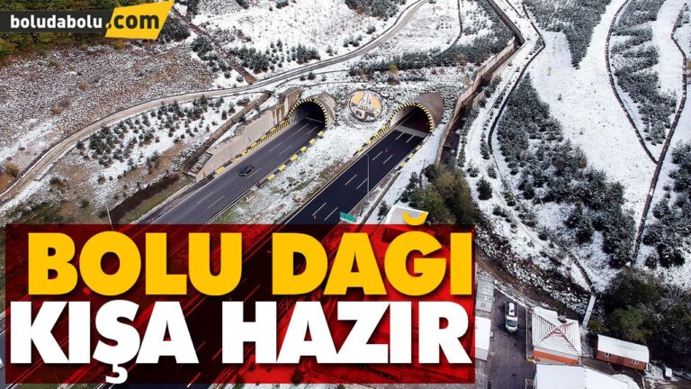BOLU DAĞI KIŞA HAZIR