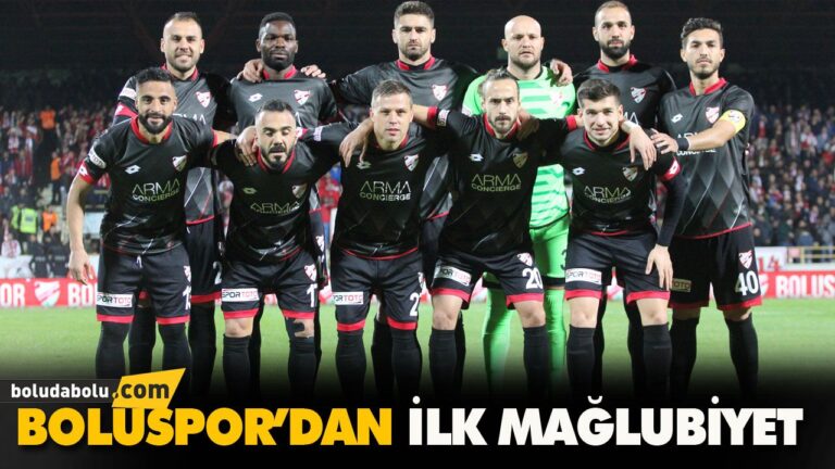 BOLUSPOR’DAN İLK MAĞLUBİYET
