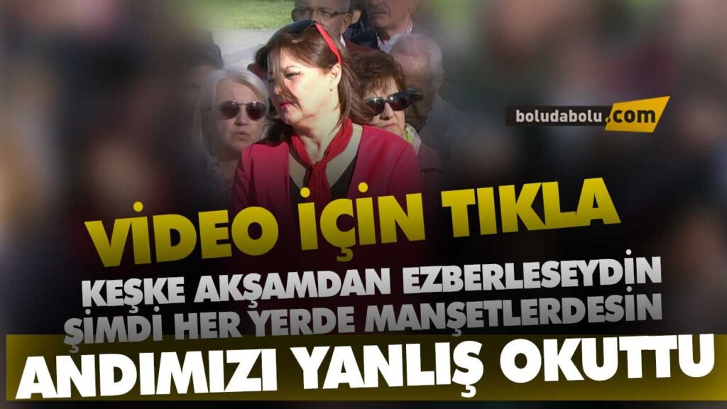 ‘ANDIMIZ’ YANLIŞ OKUNDU ‘ANDIMIZ’ YANLIŞ OKUNDU