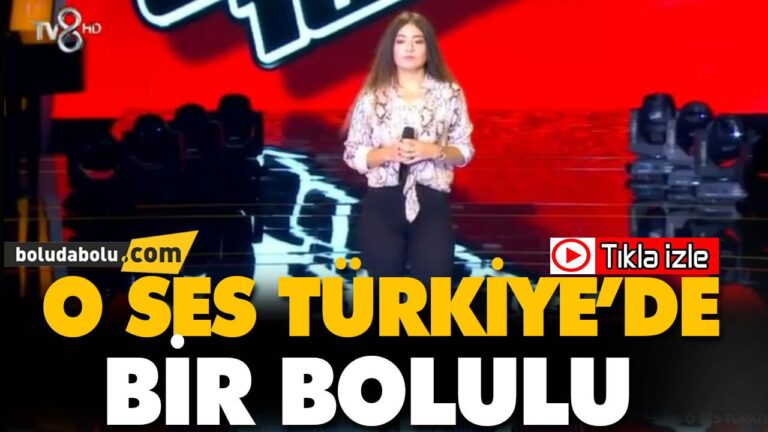 O Ses Türkiye’de bir Bolulu