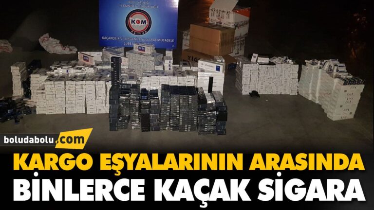 EMNİYET’TEN KAÇAK SİGARA OPERASYONU