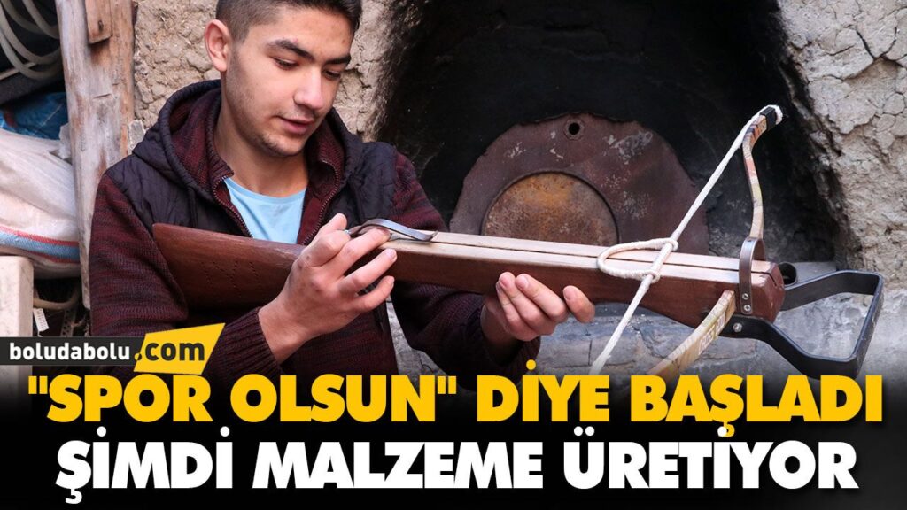 “SPOR OLSUN” DİYE BAŞLADI ŞİMDİ MALZEME ÜRETİYOR “SPOR OLSUN” DİYE BAŞLADI ŞİMDİ MALZEME ÜRETİYOR