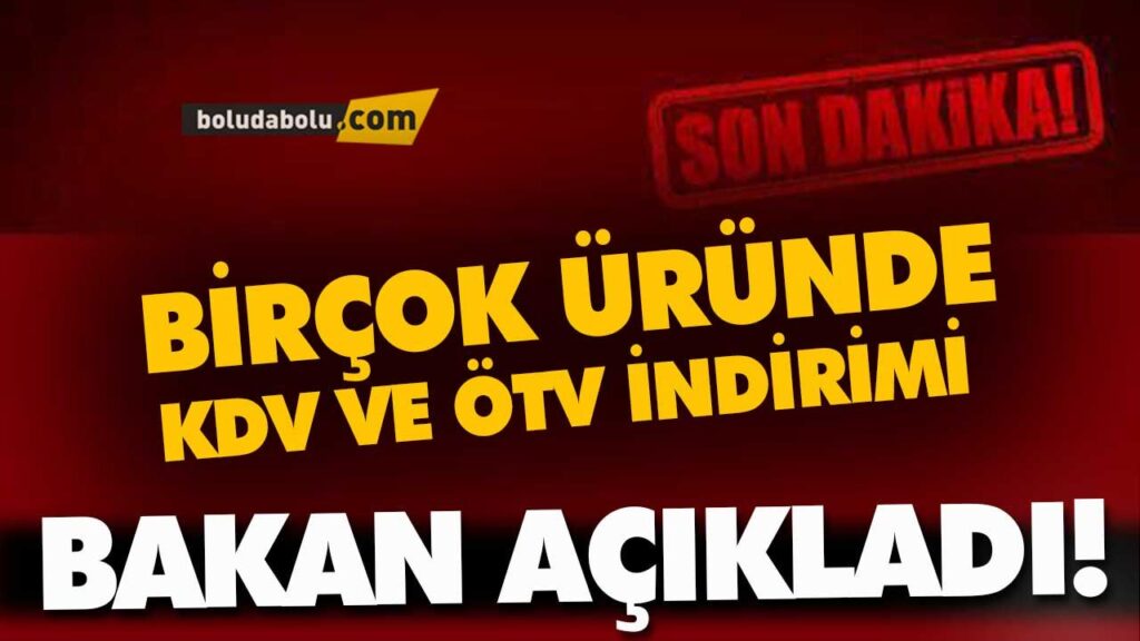 BAKAN AÇIKLADI! BAKAN AÇIKLADI!