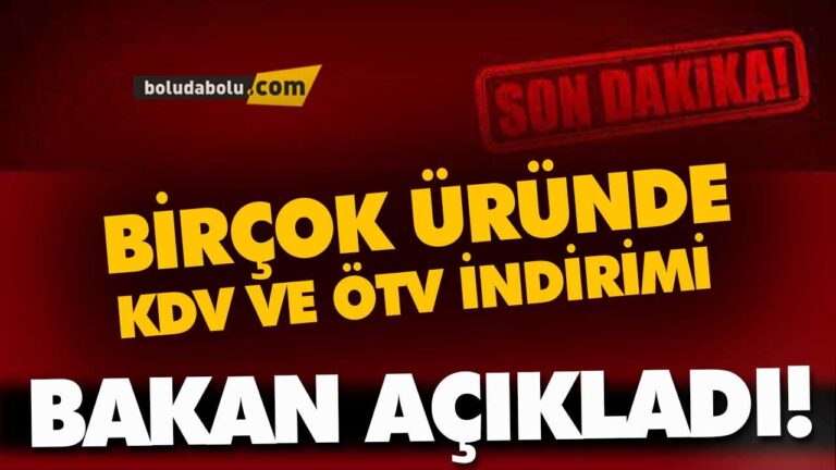 BAKAN AÇIKLADI!