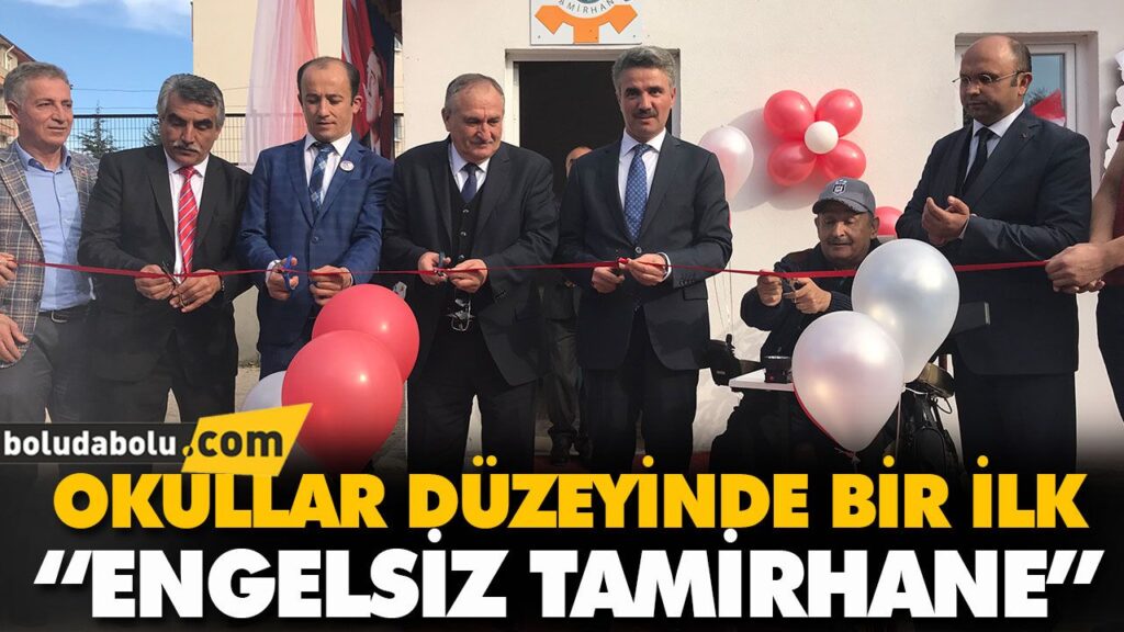 OKULLAR DÜZEYİNDE BİR İLK “ENGELSİZ TAMİRHANE” OKULLAR DÜZEYİNDE BİR İLK “ENGELSİZ TAMİRHANE”