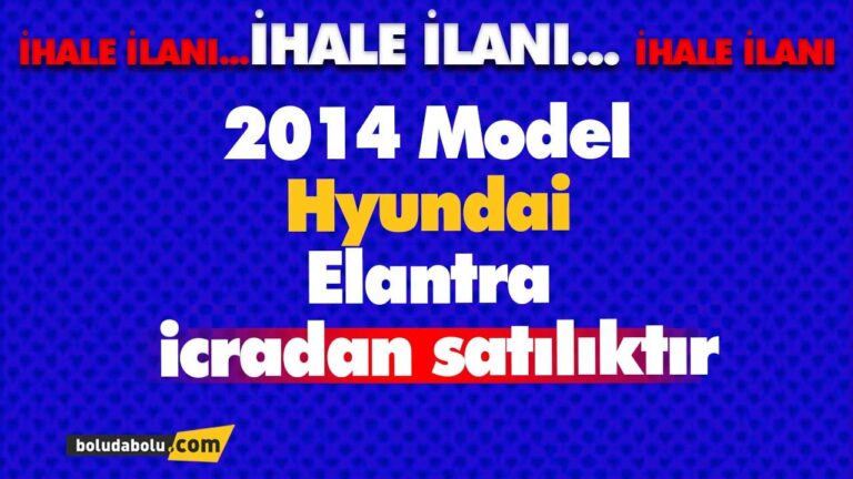 İcradan satılık 2014 Model Hyundai Elantra