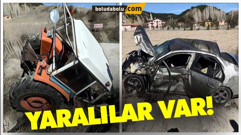 Bolu kaza: yaralılar var