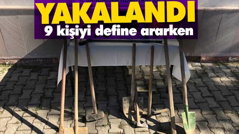 9 kişiyi define ararken yakalandı | BOLU