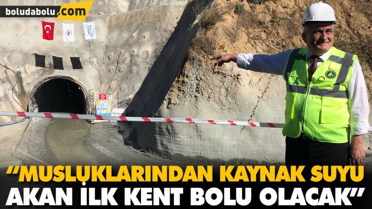 KARADERE İÇME SUYU TÜNELİ TAMAMLANDI