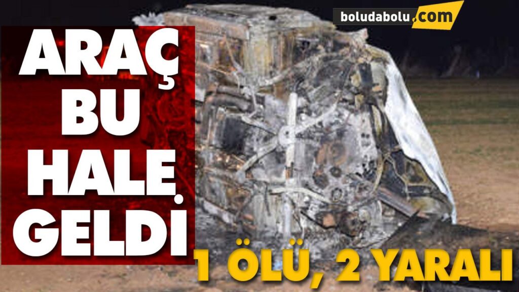 Bolulu kardeşlerin kaza yaptığı araç Bolulu kardeşlerin kaza yaptığı araç