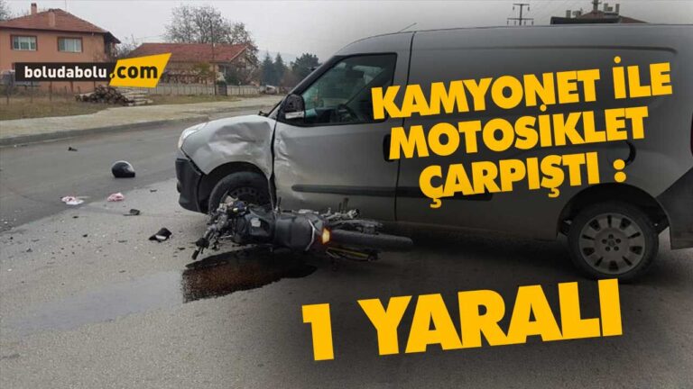Bolu motosiklet kazası