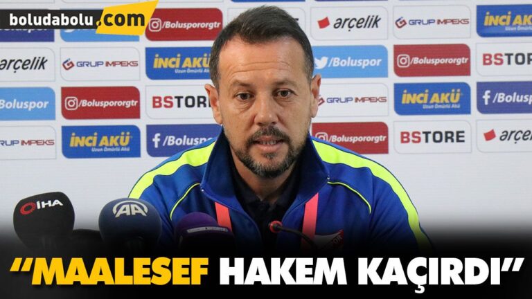“MAALESEF HAKEM KAÇIRDI”