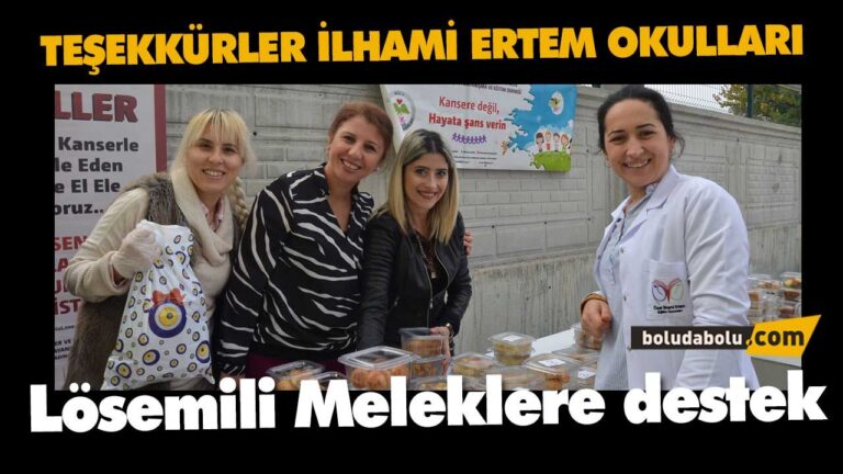 İlhami Ertem Okullarından Lösemili Meleklere destek