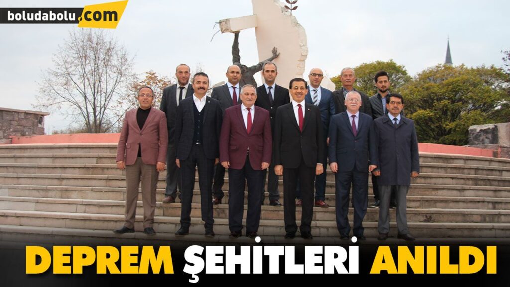 DEPREM ŞEHİTLERİ ANILDI DEPREM ŞEHİTLERİ ANILDI