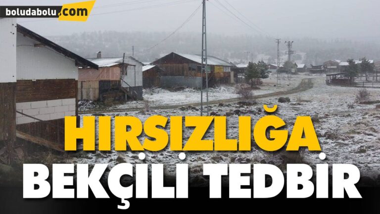 HIRSIZLIĞA BEKÇİLİ TEDBİR