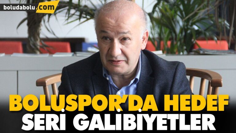 BOLUSPOR’DA HEDEF SERİ GALİBİYETLER