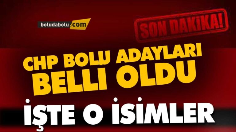 CHP’DE İLÇE BELEDİYE BAŞKAN ADAYLARI BELLİ OLDU