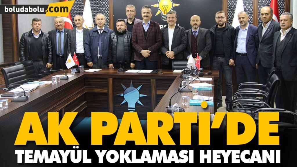 AK PARTİ’DE TEMAYÜL YOKLAMASI HEYECANI AK PARTİ’DE TEMAYÜL YOKLAMASI HEYECANI