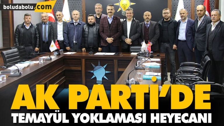 AK PARTİ’DE TEMAYÜL YOKLAMASI HEYECANI