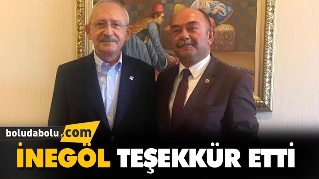 İNEGÖL TEŞEKKÜR ETTİ İNEGÖL TEŞEKKÜR ETTİ