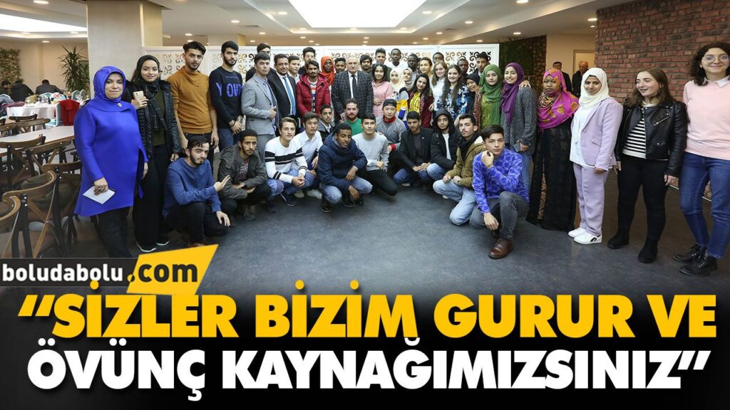 “SİZLER BİZİM GURUR VE ÖVÜNÇ KAYNAĞIMIZSINIZ” “SİZLER BİZİM GURUR VE ÖVÜNÇ KAYNAĞIMIZSINIZ”