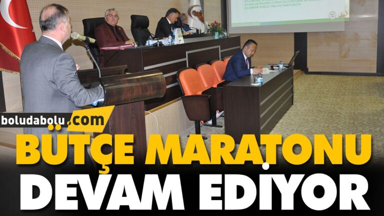 BÜTÇE MARATONU DEVAM EDİYOR