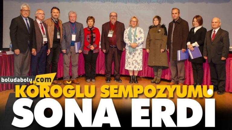 KÖROĞLU SEMPOZYUMU SONA ERDİ
