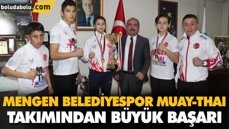 MENGEN BELEDİYESPOR MUAY-THAİ TAKIMINDAN BÜYÜK BAŞARI