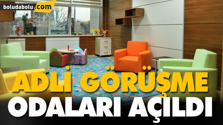 ADLİ GÖRÜŞME ODALARI AÇILDI