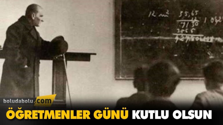 ÖĞRETMENLER GÜNÜ KUTLU OLSUN