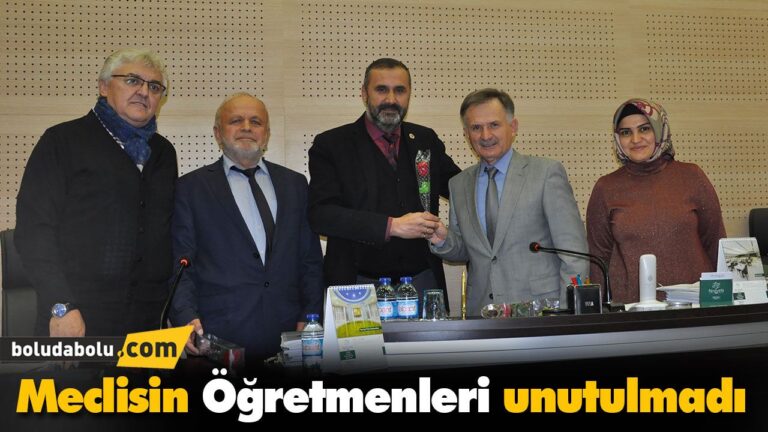 Meclisin Öğretmenleri unutulmadı