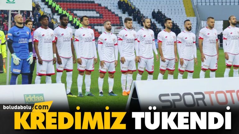 KREDİMİZİ TÜKETTİK