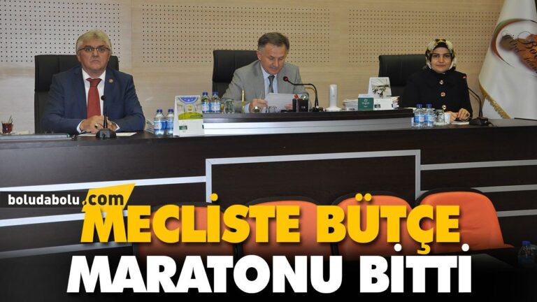 MECLİSTE BÜTÇE MARATONU BİTTİ