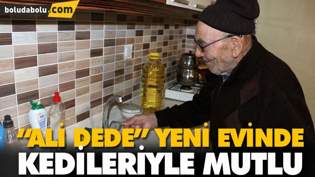 “ALİ DEDE” YENİ EVİNDE KEDİLERİYLE MUTLU “ALİ DEDE” YENİ EVİNDE KEDİLERİYLE MUTLU