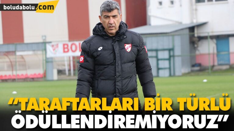 “TARAFTARLARI BİR TÜRLÜ ÖDÜLLENDİREMİYORUZ”
