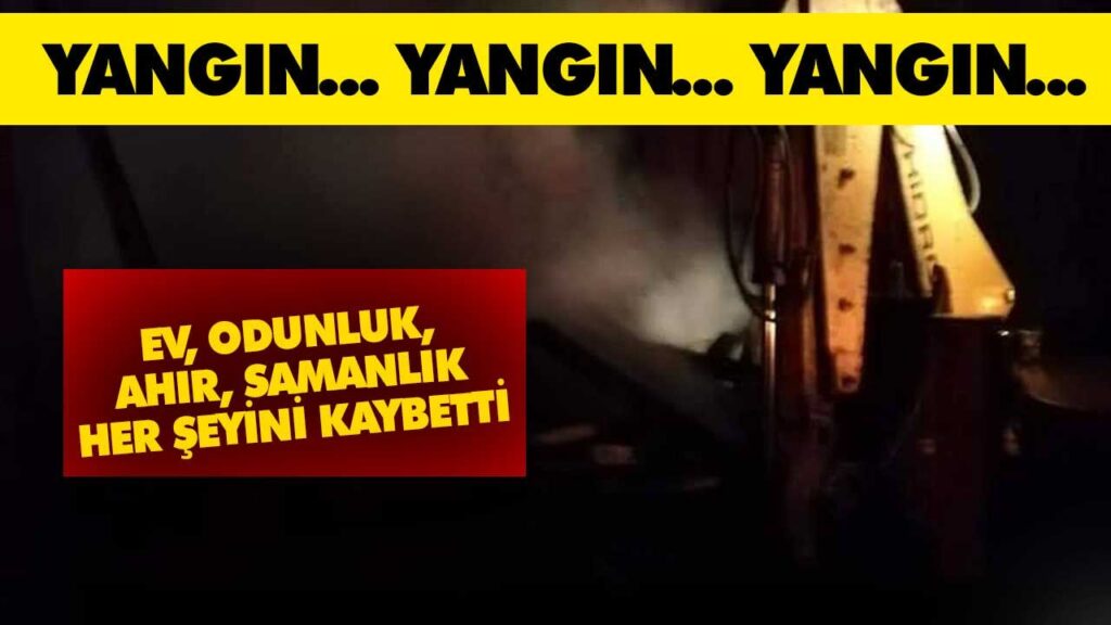 EV, ODUNLUK VE SAMANLIK YANDI | BOLU