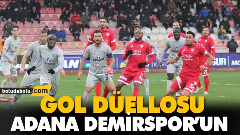 GOL DÜELLOSU ADANA DEMİRSPOR’UN