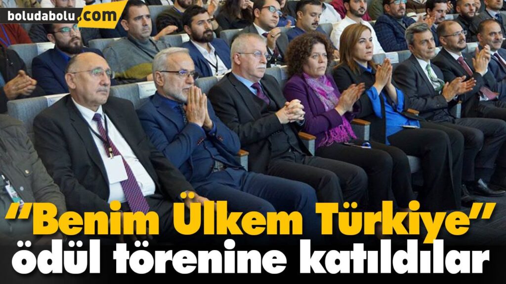 “Benim Ülkem Türkiye” ödül törenine katıldılar “Benim Ülkem Türkiye” ödül törenine katıldılar