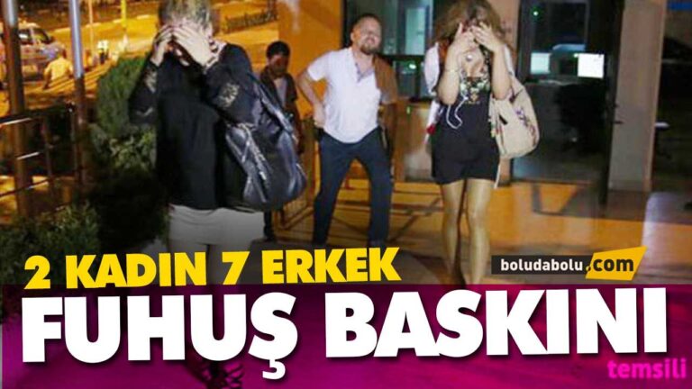 2 kadın ile 7 erkek fuhuş yaptıkları sırada gözaltına alındı